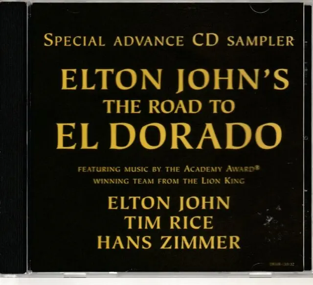 Elton John – The Road To El Dorado Advance Cd (Promo) Sampler - Used 1