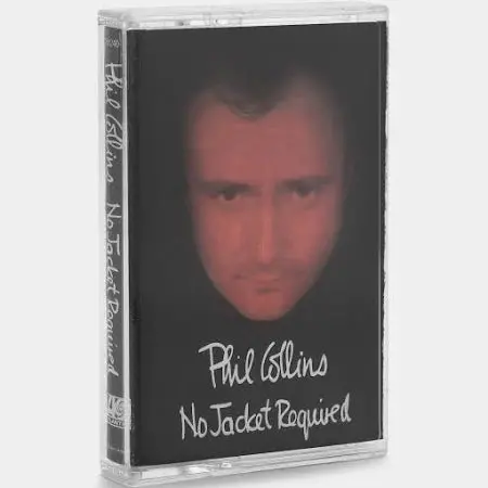 Phil Collins No Jacket Required Cassette Tape - Used 1
