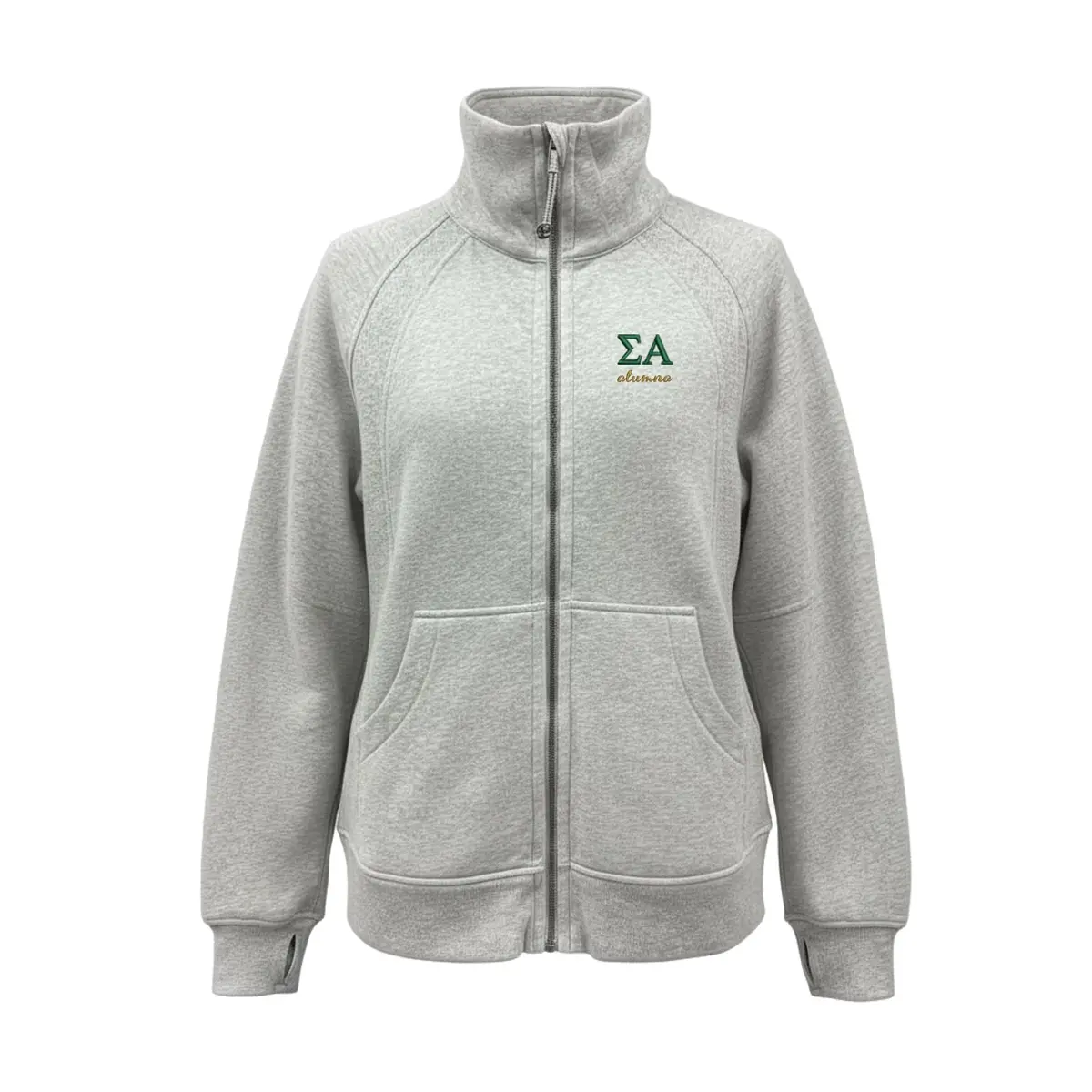 Sigma Alpha Alumna Lululemon Long Scuba Oversized Funnel - Full-Zip 1