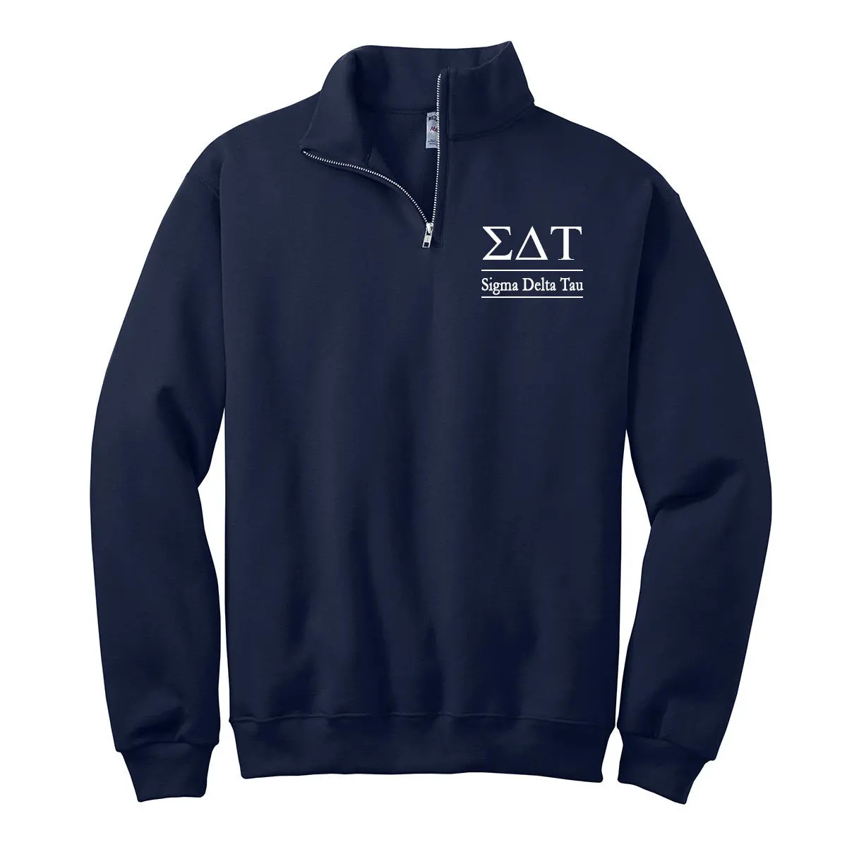 Sigma Delta Tau Quarter Zip Pullover 1