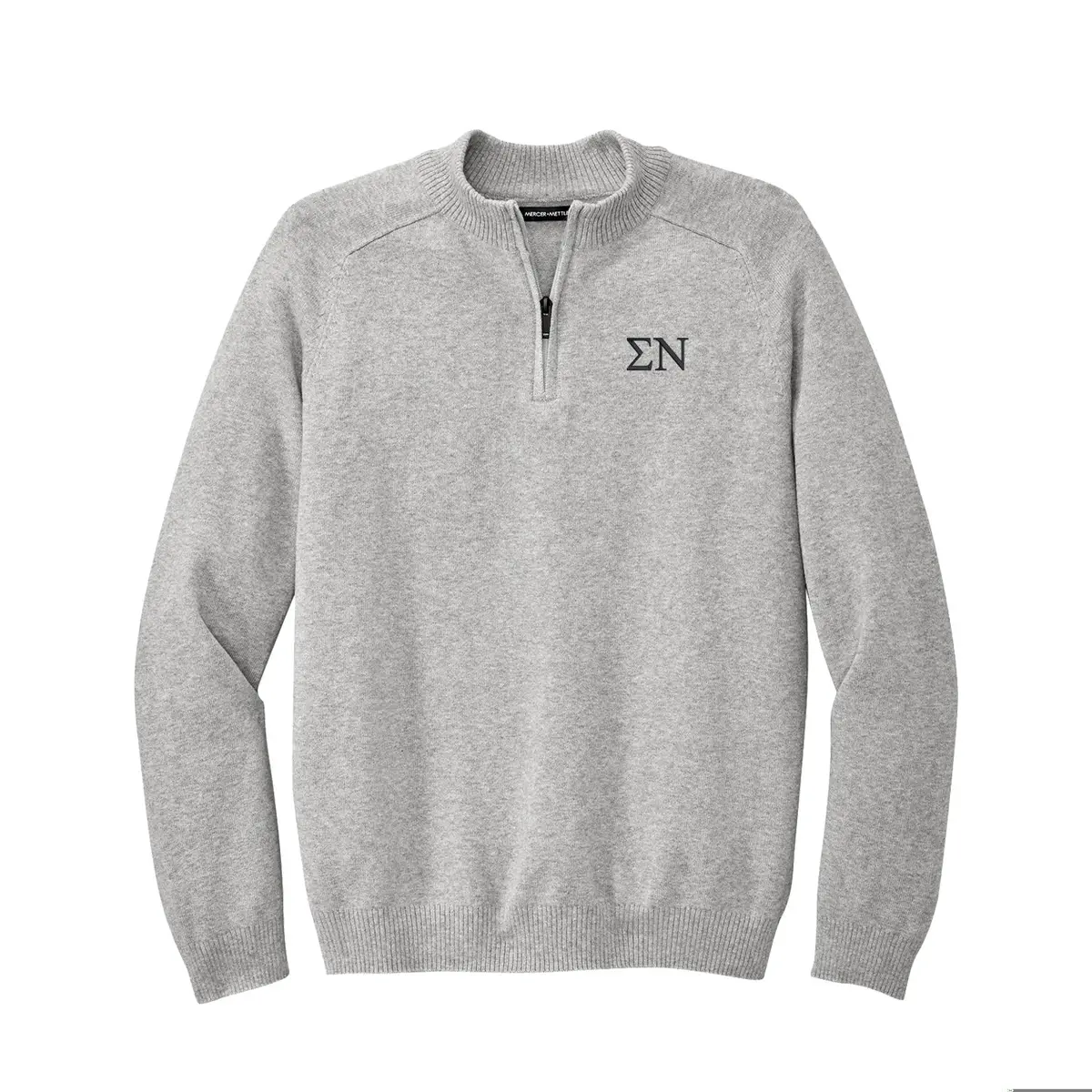 Sigma Nu 1/4-Zip Monogrammed Sweater 1