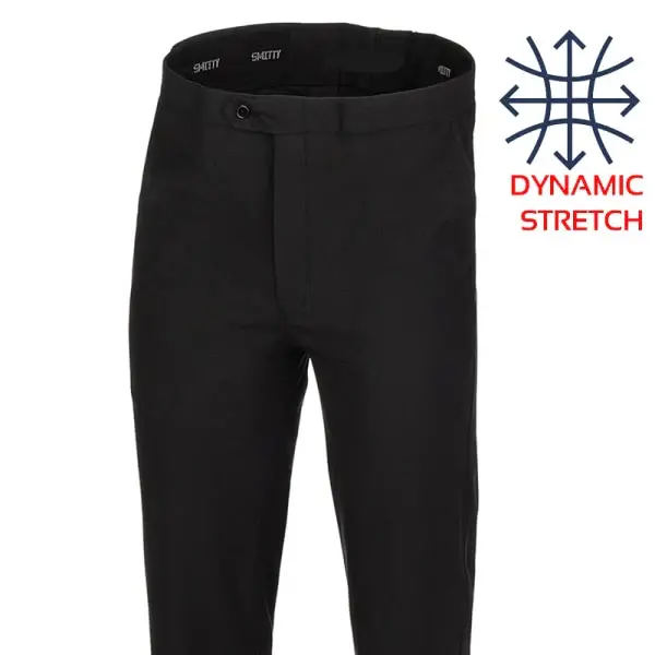 Bks267 Smitty Nba Flat Front Dynamic Stretch Tapered Fit Pants 1