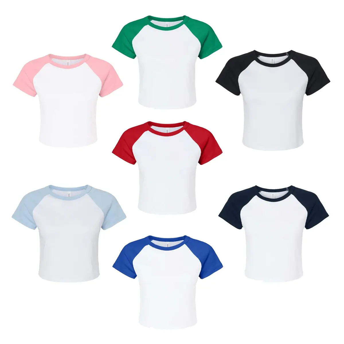 Delta Gamma Short Sleeve Crop Raglan 3