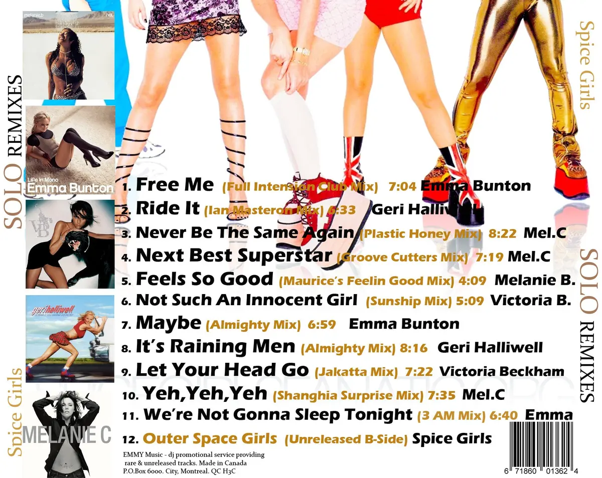 Spice Girls -Best Of Solo Remixes (Emma, Melanie C, Mel B, Geri, Victoria) Solo Mixes 2