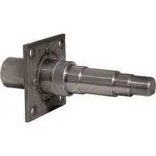 Spindle - Round 1,750 Lb. Capacity Each (3,500 Lb. Capacity Per Pair) W/Brake Flange & Ez Lube 1