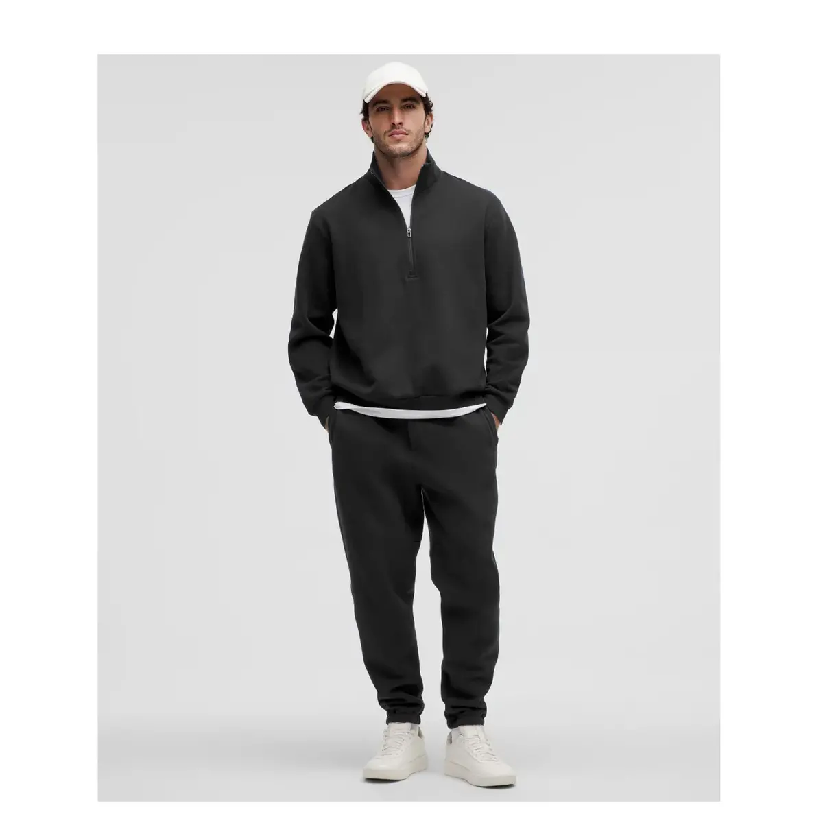 Phi Chi Theta Lululemon Steady State Half-Zip - Black 3