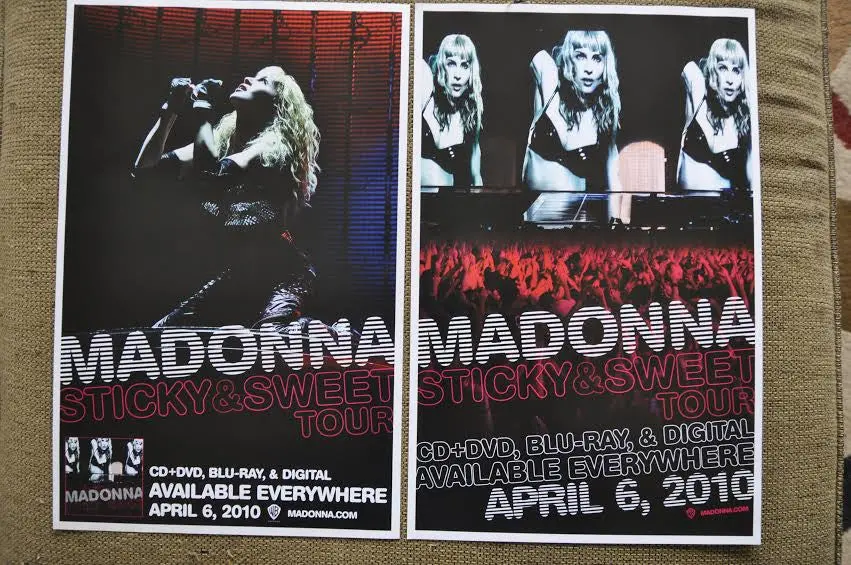 Madonna  -Sticky And Sweet Promotional Poster 11X17 1
