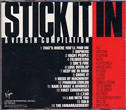 Stick It In : A Virgin Compilation 2 Cd Set - Used (Various Artist) 1