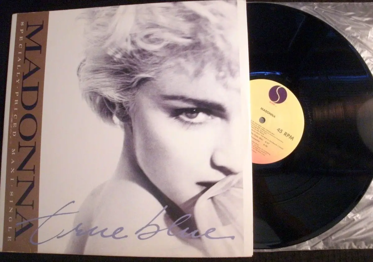 Madonna - True Blue (Usa) 12" Single  Lp Vinyl Used 1