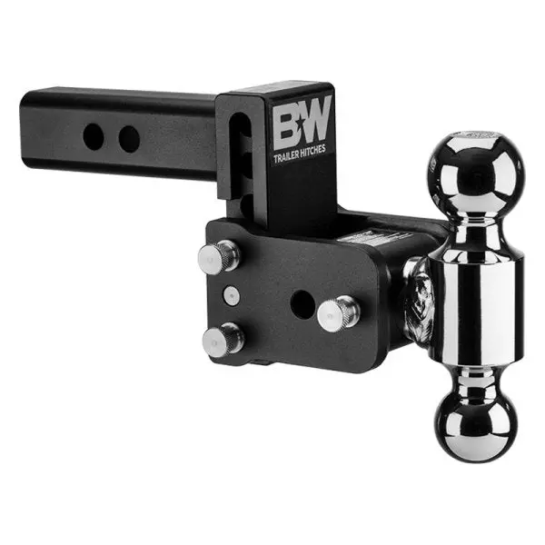 Ts10035b,B&W Trailer Hitches,Trailer Hitch Ball Mount 1-7/8" And 2" Balls - Black Powder Coat Finish 1