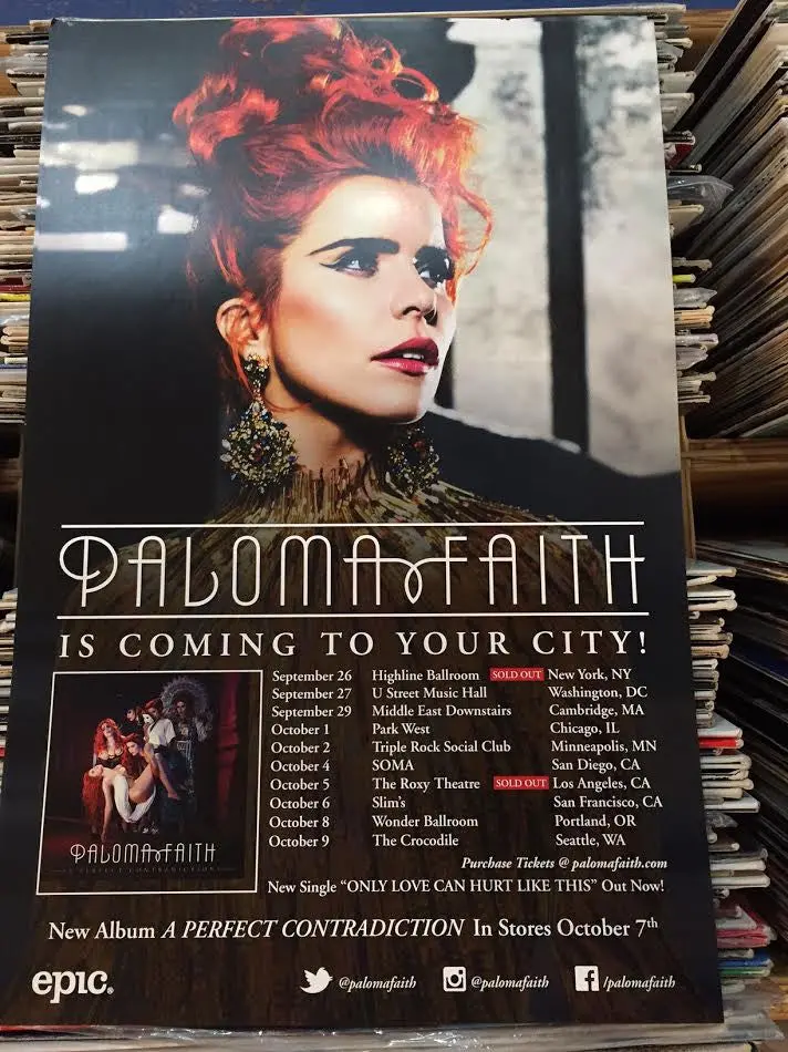 Paloma Faith  - Tour Poster 11X17 1