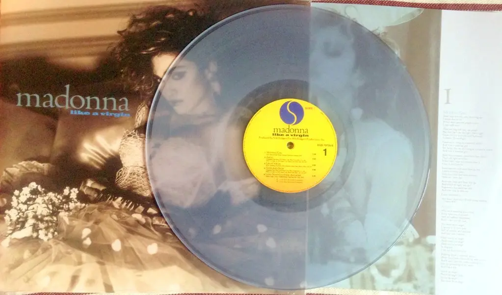 Madonna - Like A Virgin - Limited Import Clear Vinyl - New 1