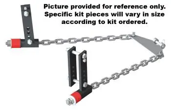 3372 Andersen Wd Trailer Kit Tension Plate, Chains, Nuts, Springs And Brackets (Specify Bracket Size) W/Mounting Hardware 1