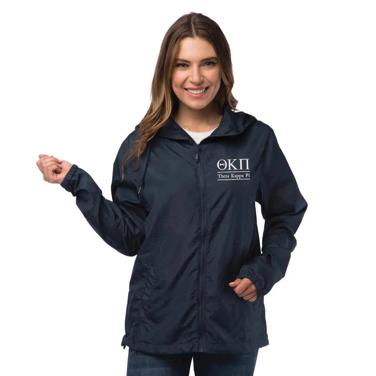 Theta Kappa Pi Lightweight Windbreaker Jacket 1
