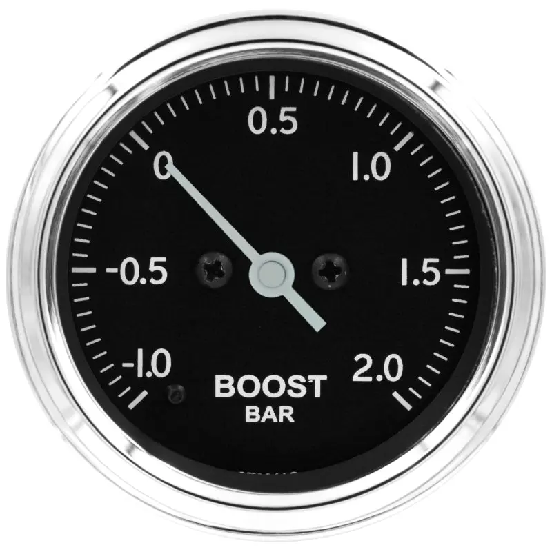 Autometer Stack Pro Stepper Motor Boost Gauge – 52Mm, -1 To +2 Bar Range With T-Fitting, Classic Style 1