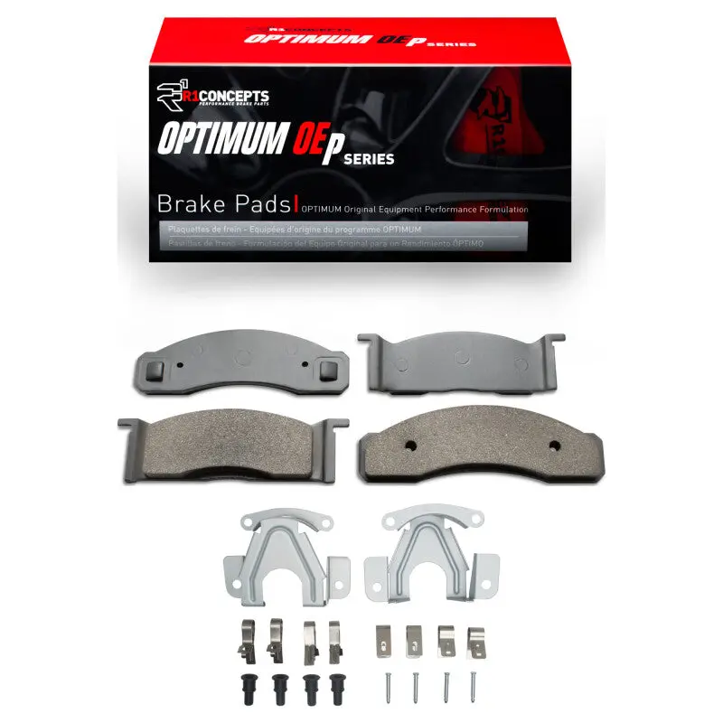 R1 1968-1973 Ford Fairlane Front R1 Optimum Oe Pads & Hardware Kit 1