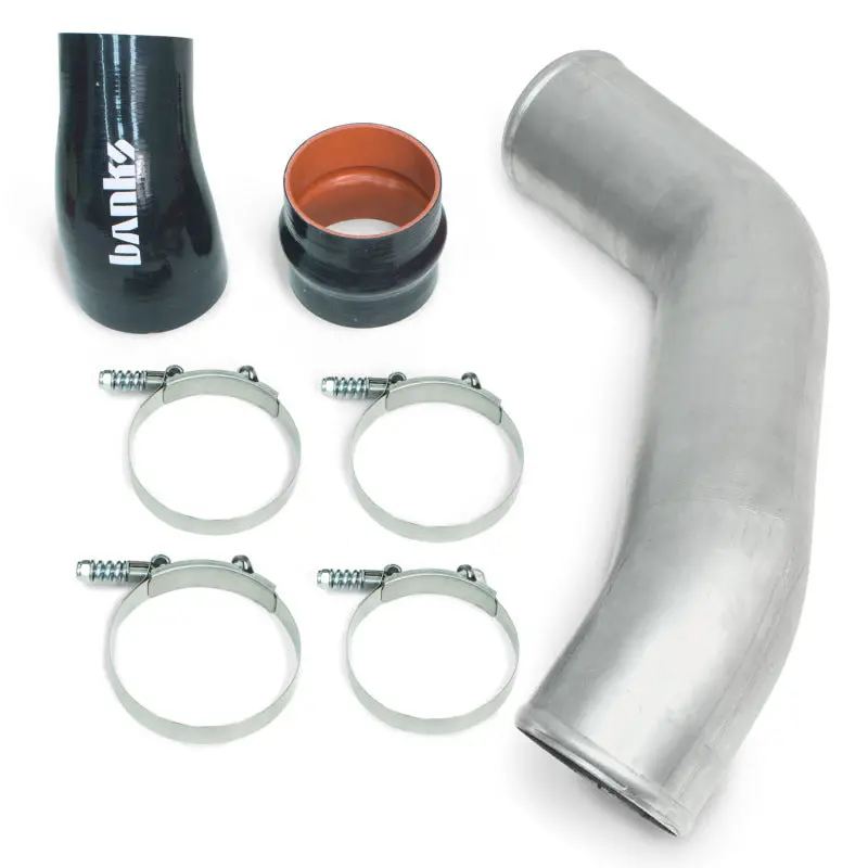 Banks Boost Tube System For 2013–2018 Ram 6.7L Diesel – Raw Aluminum Tubing, Driver-Side Installation 1
