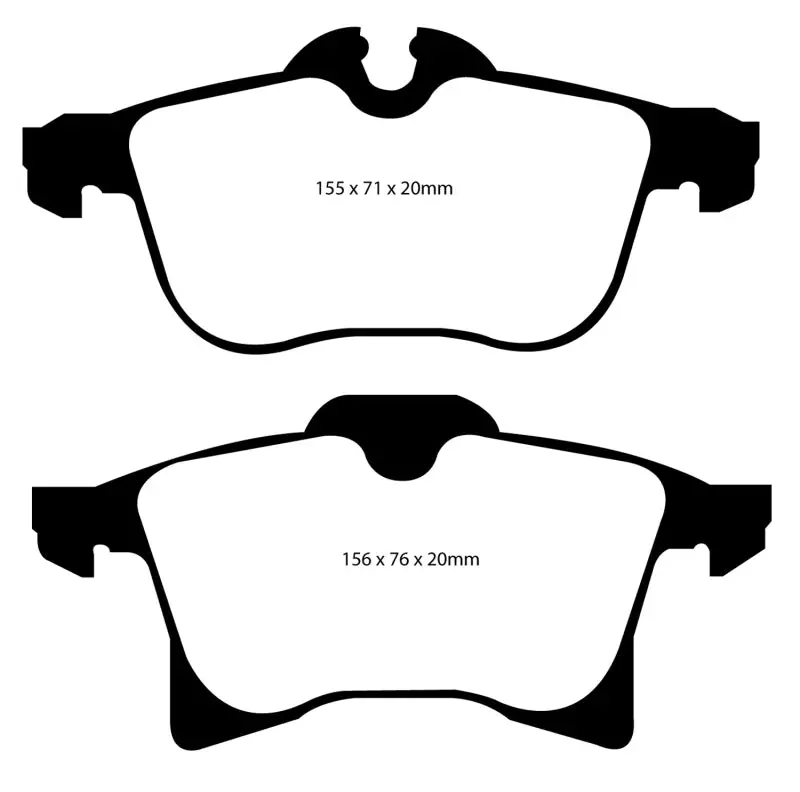 Ebc Yellowstuff Front Brake Pads For 2008–2009 Saturn Astra 1.8L 1
