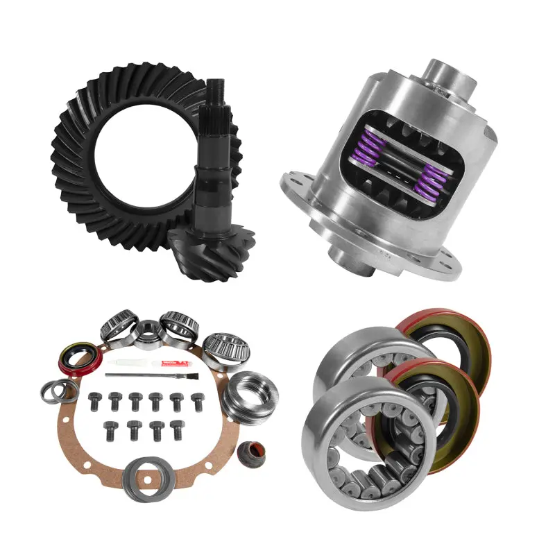 Yukon Gear & Axle 4.56:1 Ring And Pinion Install Kit For Ford 8.8-Inch Rear Axle – 31-Spline Positraction, Includes 2.99-Inch Axle Bearings 1