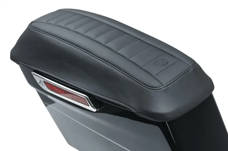 Mustang Premium Saddlebag Lid Covers For 2008–2021 Harley-Davidson Fl Touring Models – Black 1
