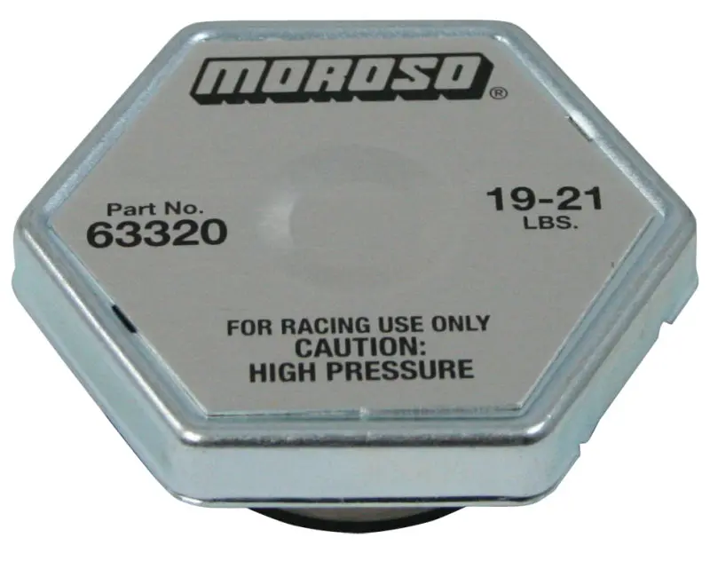 Moroso Racing Radiator Cap – 19 To 21 Psi Pressure Rating 1