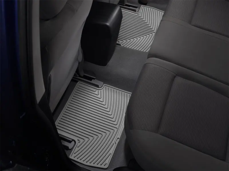 Weathertech Rear Floor Liners For 2007–2010 Chevrolet Suburban – Gray Rubber Mats 1