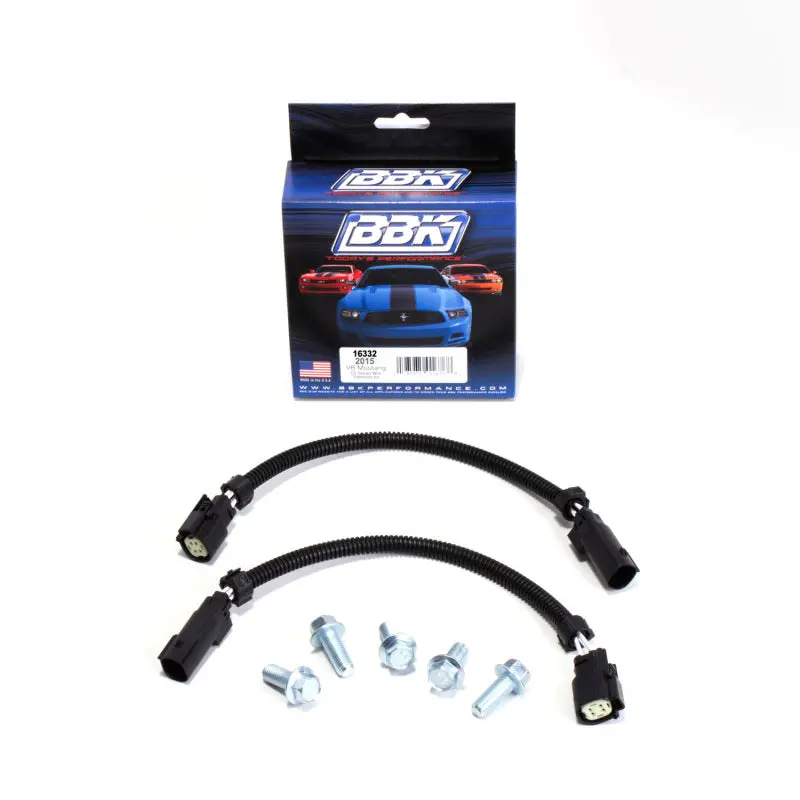Bbk Front O2 Sensor Wire Harness Extensions For 2015 Mustang Gt/V6 – 6-Pin, 12" Pair With Bolt Kit 1