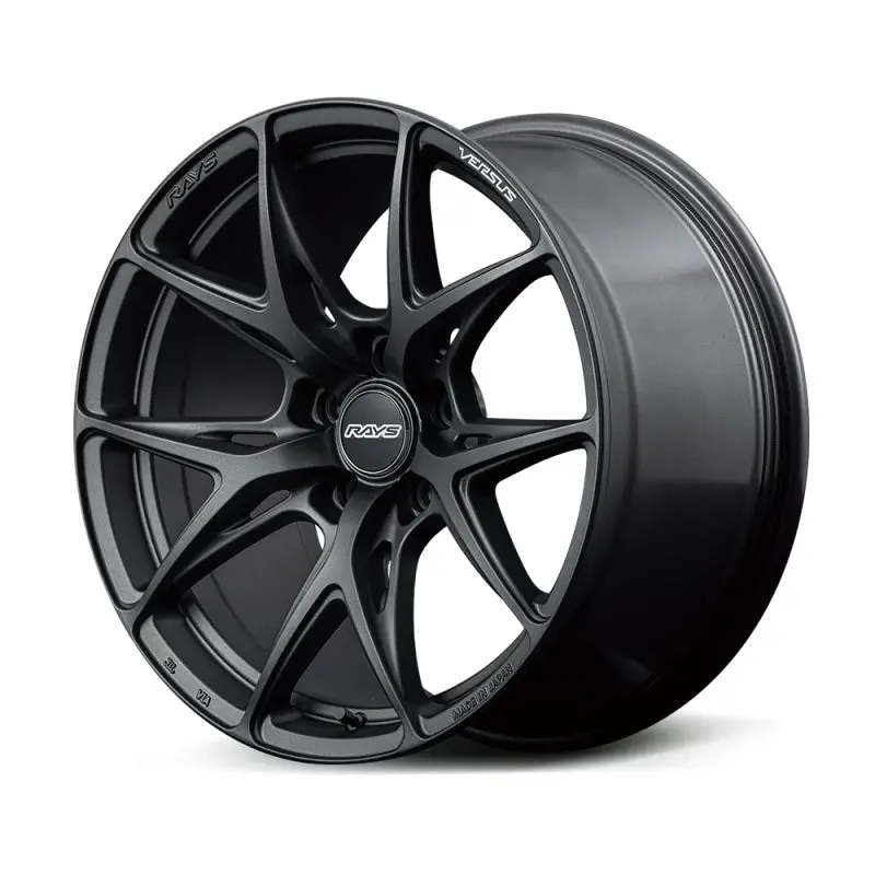 Versus Vv21S Alloy Wheel – 18X9.5", +38 Offset, 5X112 Pcd, Matte Super Dark Gunmetal Finish 1