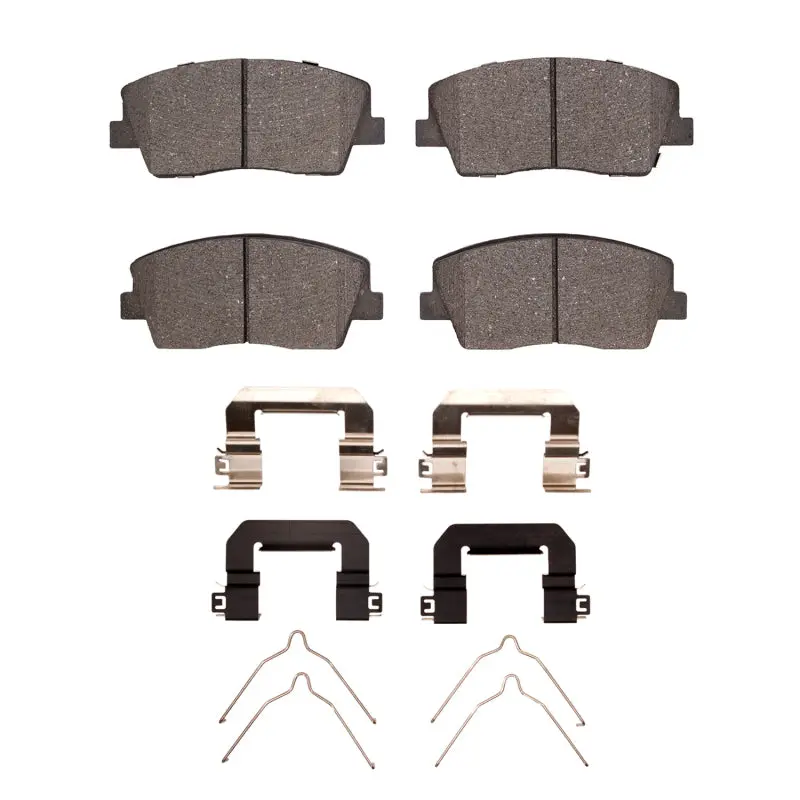R1 Optimum Front Brake Pad & Hardware Kit – Oe-Style Replacement For 2018–2023 Genesis G70 1