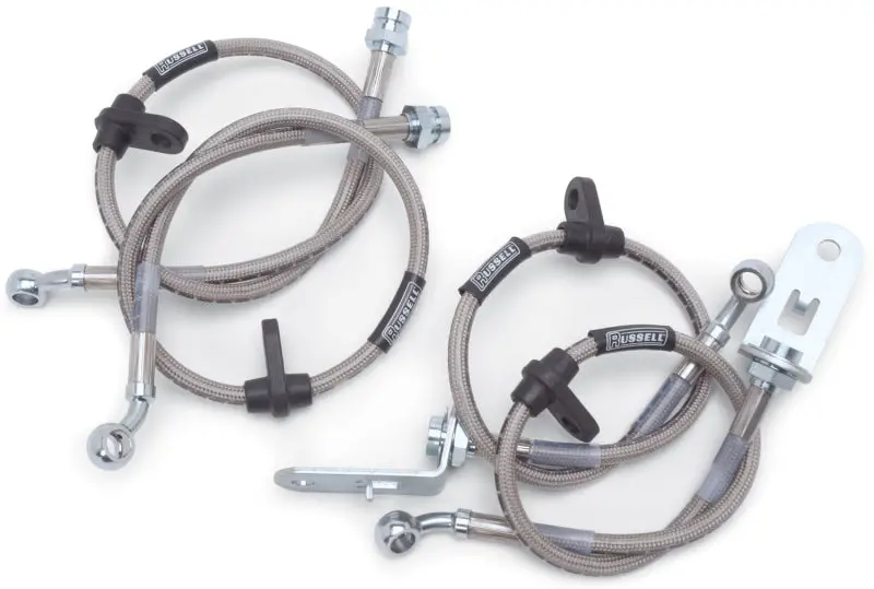 Russell Performance 90-96 Ford F-150 4Wd With 4In Lift Brake Line Kit 1