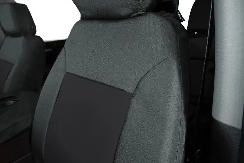 Covercraft Endura Precisionfit Seat Covers – Front Row For 2023–2024 Chevrolet Silverado (Charcoal/Black) 1