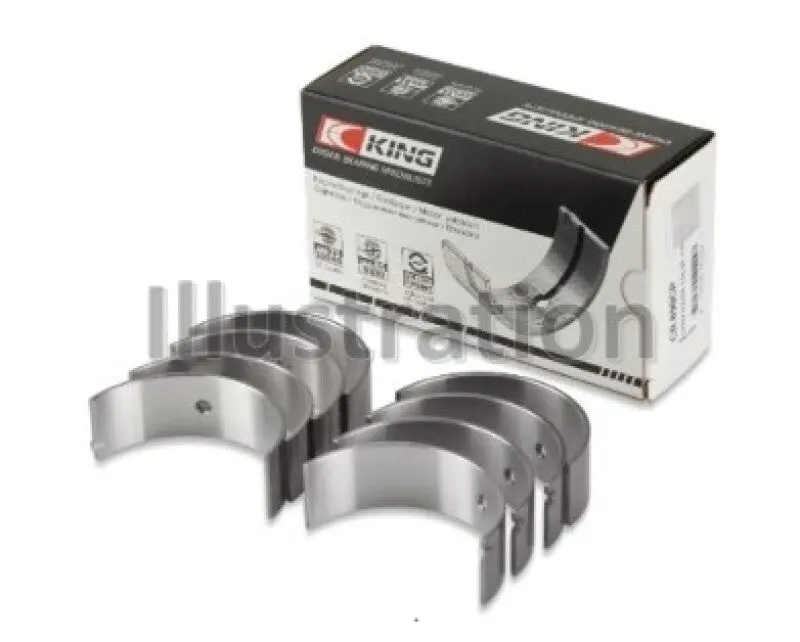 King Engine Bearings Connecting Rod Bearing Set For Peugeot Xu9 Engine – Oversize +0.50Mm 1
