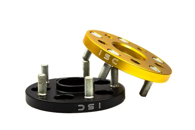 Isc Suspension 15Mm Hub-Centric Wheel Spacers (Pair) – 5×114Mm Pcd, Black Anodized 1