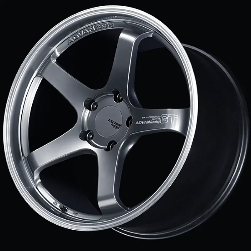 Advan Gt For Porsche 19X11.0 / +45 Offset / 5-130 / 71.6Mm Bore / Machining & Hyper Platinum Black 1