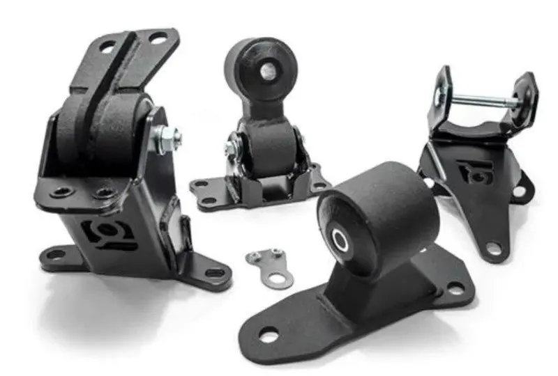 Innovative Black Steel K-Series Motor Mounts With 75A Bushings For 2012–2015 Honda Civic (K24Z7, Manual Trans) 1