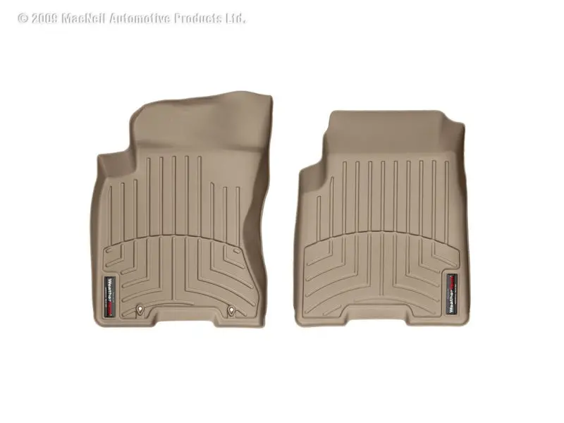 Weathertech Front Floorliner For 2008–2013 Nissan Rogue – Tan Custom Fit 1