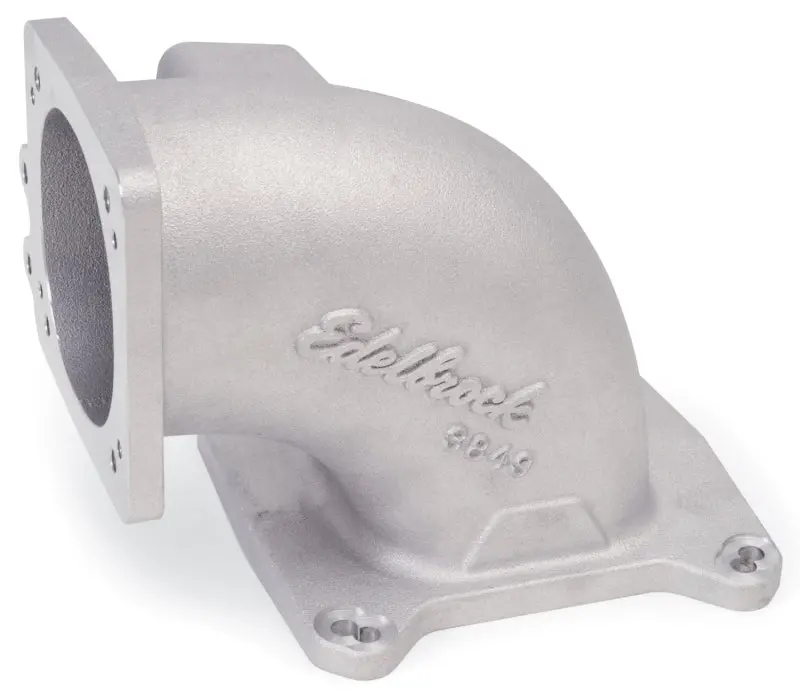 Edelbrock High Flow Intake Elbow 95Mm Throttle Body To Square-Bore Flange As-Cast Finish 1