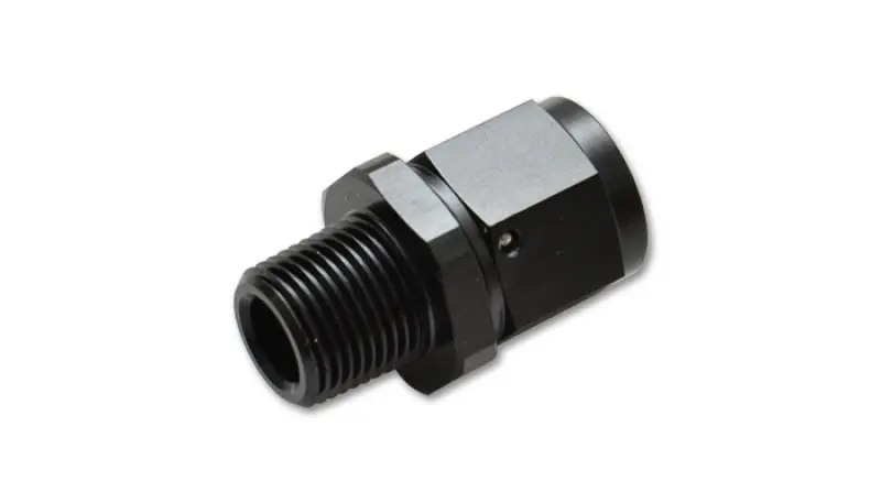 Vibrant -6An To 1/8” Npt Female Swivel Straight Adapter Fitting 1