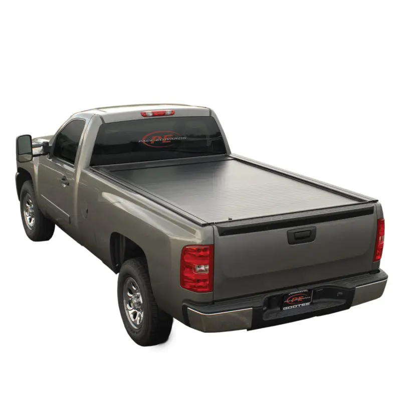Pace Edwards Jackrabbit Full-Metal Retractable Tonneau Cover For 1994–2001 Dodge Ram & 2002 Ram 2500/3500 (8'1" Bed) With Explorer Rails 1