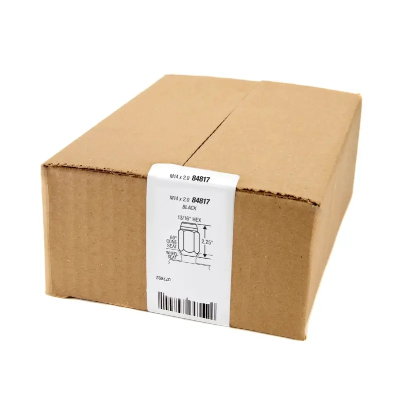 Mcgard 8-Lug Black Hex Wheel Lock Installation Kit – Cone Seat, M14X2.0, 13/16" Head, 2.25" Length 2