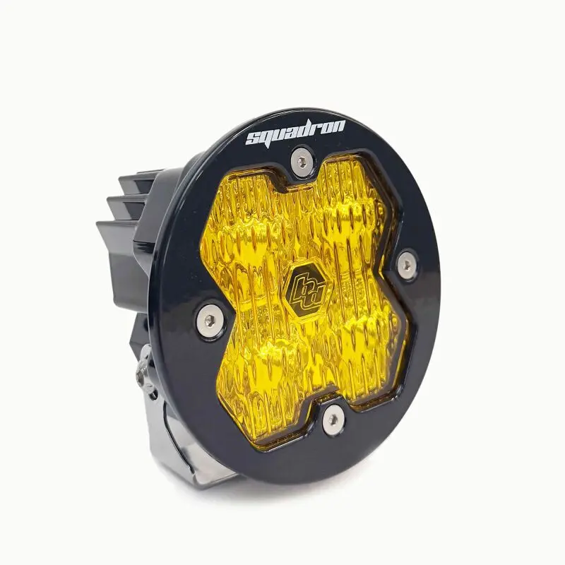 Baja Designs Squadron-R 2.0 Sport Led Cornering Light – Single Amber Unit, Wide Beam Pattern 1