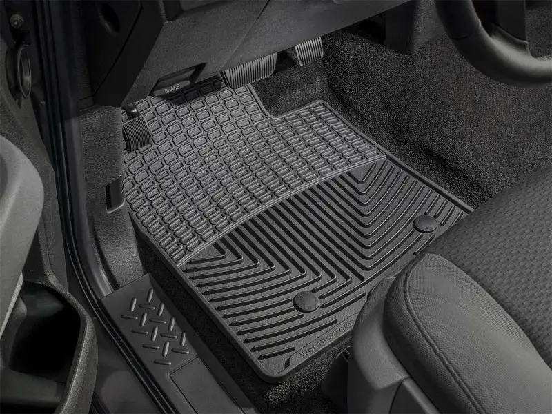 Weathertech Front Rubber Floor Mats For 2007–2024 Chevrolet Avalanche – Black, Durable All-Weather Protection 1