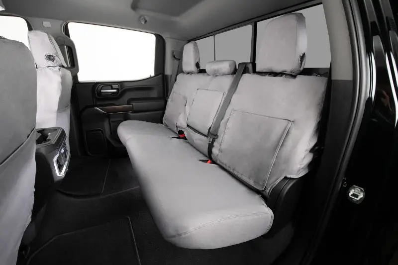 Covercraft Polycotton Seatsaver Custom Front Seat Covers – Grey, Fits 1997–2001 Ford F-150 1