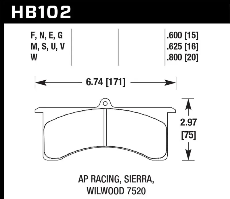 Hawk Black Motorsports Brake Pads 1