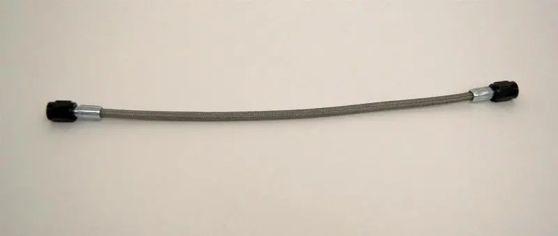 Fragola -2An Stainless Steel Brake Line With -3An Black Aluminum Fittings — 26" Length 1