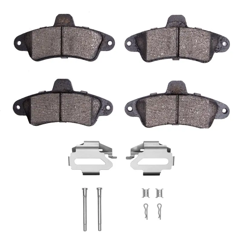 R1 95-00 Ford Contour Rear Semi Met Pads & Hardware Kit 1
