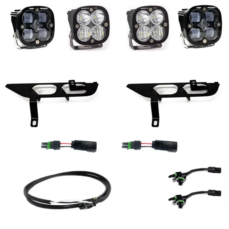 Baja Designs Pro Series Fog Light Pocket Kit – Clear Lens, Compatible With 2021+ Ford F-150 1