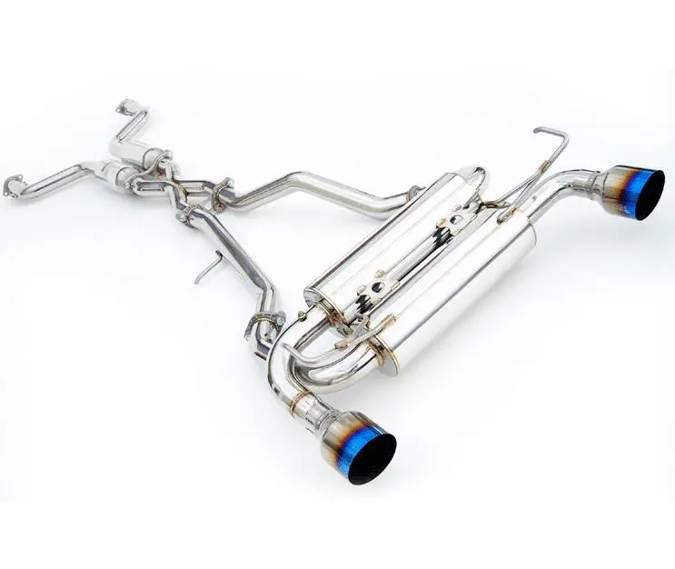 Invidia Gemini Cat-Back Exhaust With Rolled Titanium Tip For 2009+ Nissan 370Z 1