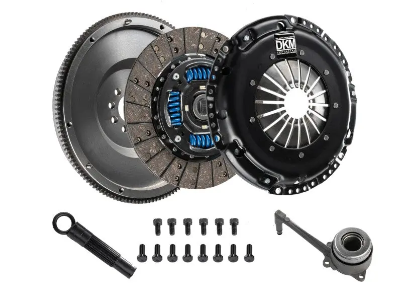 Dkm Sprung Organic Clutch Kit For 2.0L Vw/Audi A3 Fsi – 6-Bolt, Includes Steel Flywheel, 440 Ft-Lb Torque Rating 1