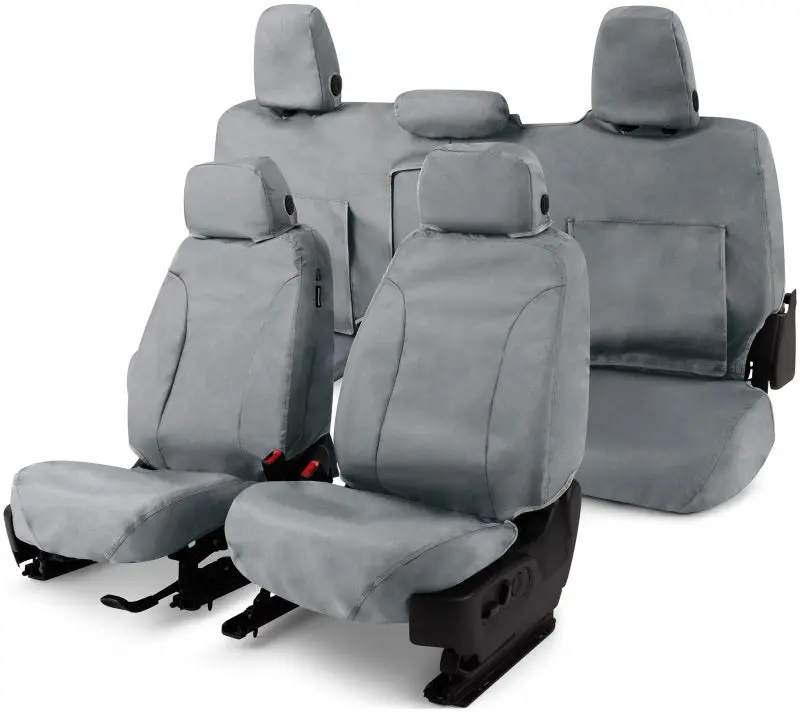 Covercraft Seatsaver Waterproof Polyester Seat Covers For Second Row – 2019–2024 Chevrolet Silverado 1
